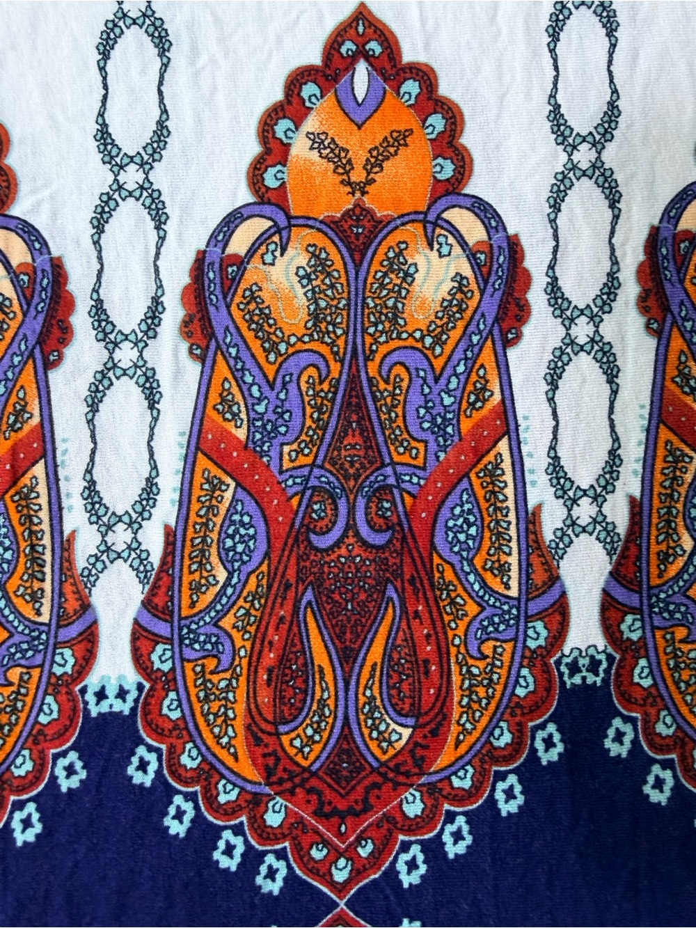 Lascana Venus Tuscany Halter Dress Women's Sz Med BOHO Colorful Adjustable Tie - Picture 6 of 7